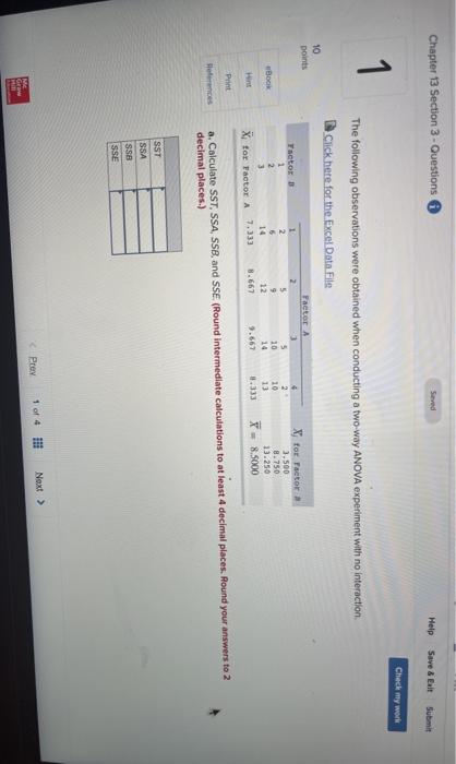 Solved Chapter 13 Section 3 - Questions Saved Help Save & | Chegg.com