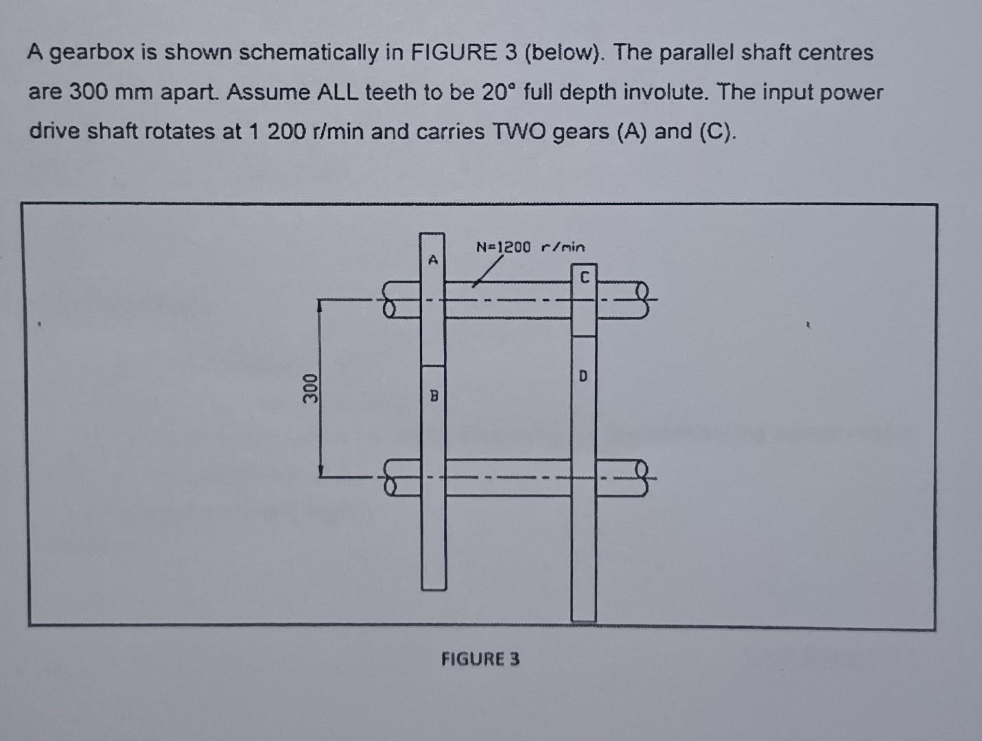 Solved A Gearbox Is Shown Schematically In FIGURE 3 (below). | Chegg.com