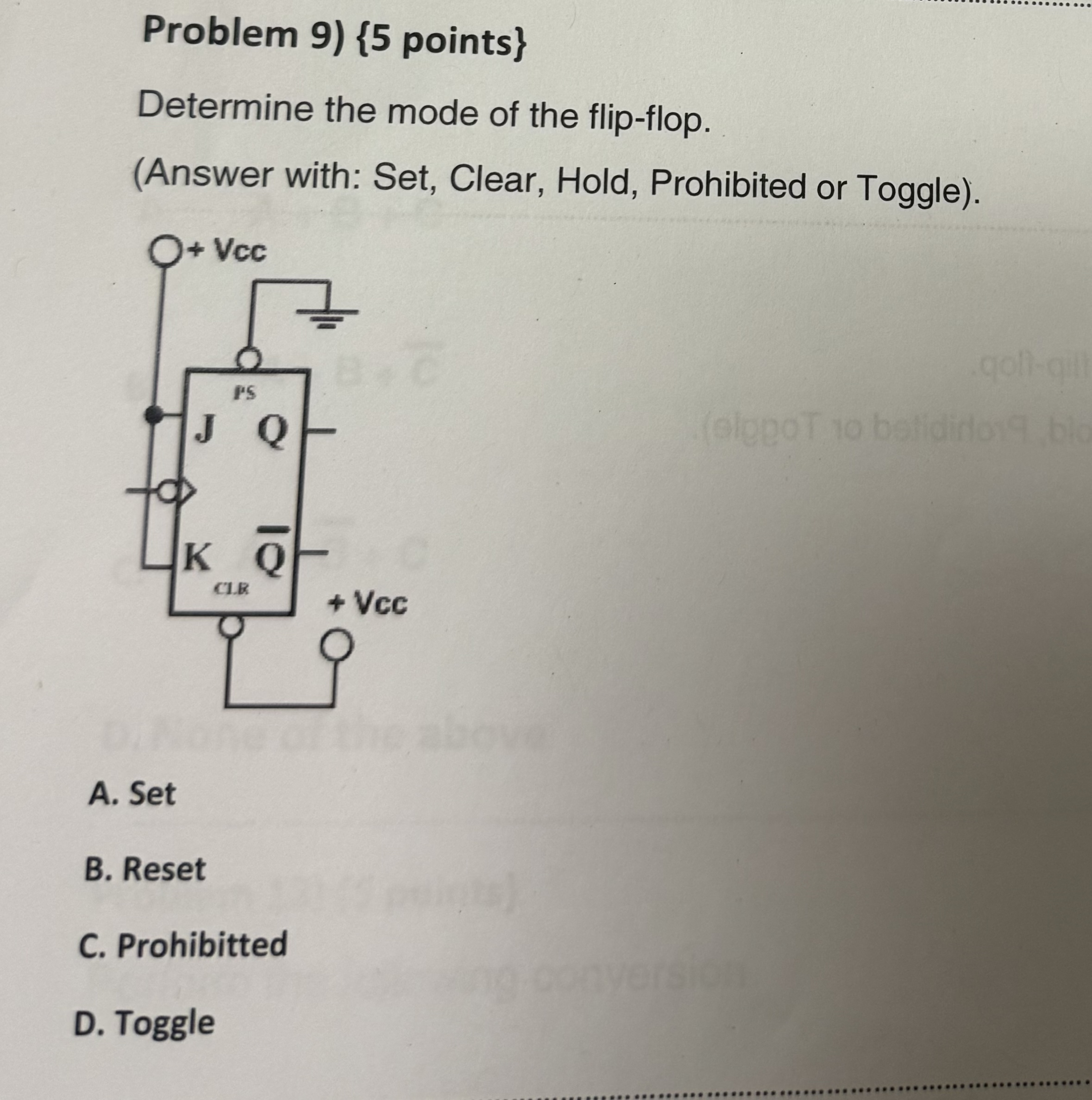 Solved Problem Points Determine The Mode Of The Chegg Com