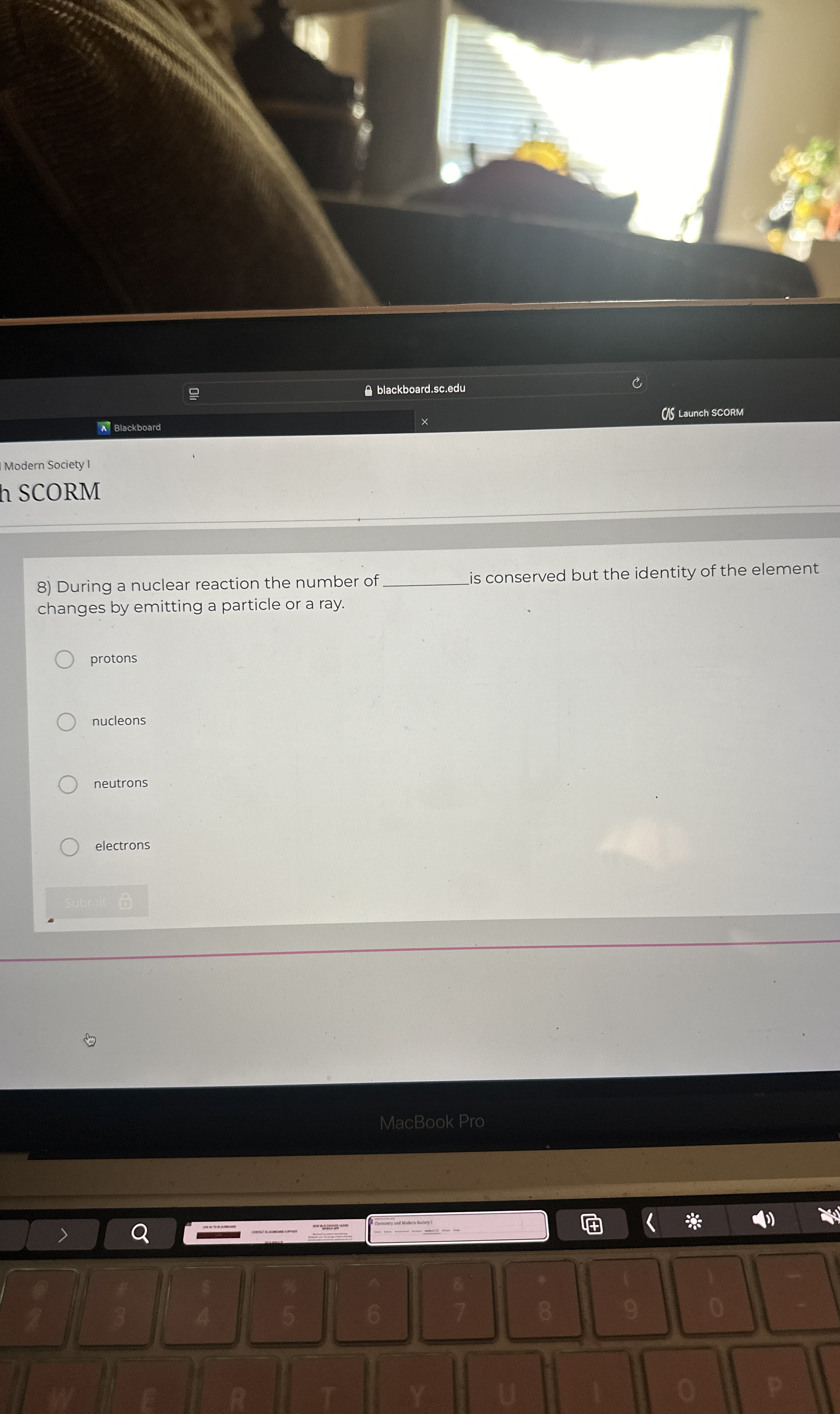 Solved blackboard.sc.eduBlackboardCS Launch SCORMModern