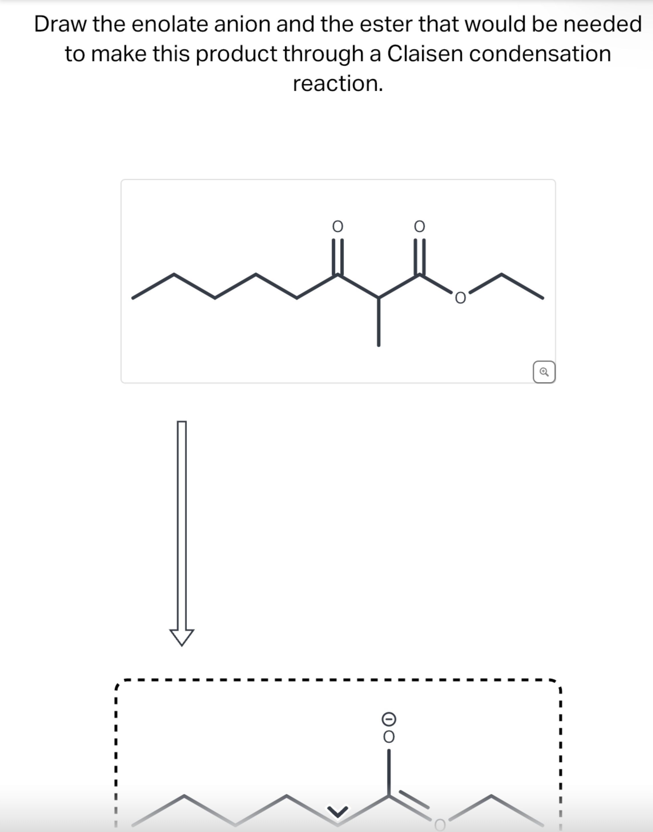 Solved Draw the enolate anion and the ester that would be | Chegg.com