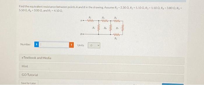 Solved Find The Equivalent Resistance Between Points A And B | Chegg.com