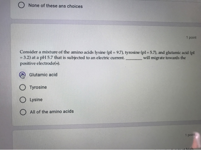 Solved O None of these ans choices 1 point Consider a | Chegg.com