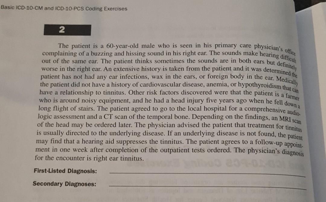 Solved ICD-10-CM and ICD-10-PCS for inpatient hospital | Chegg.com