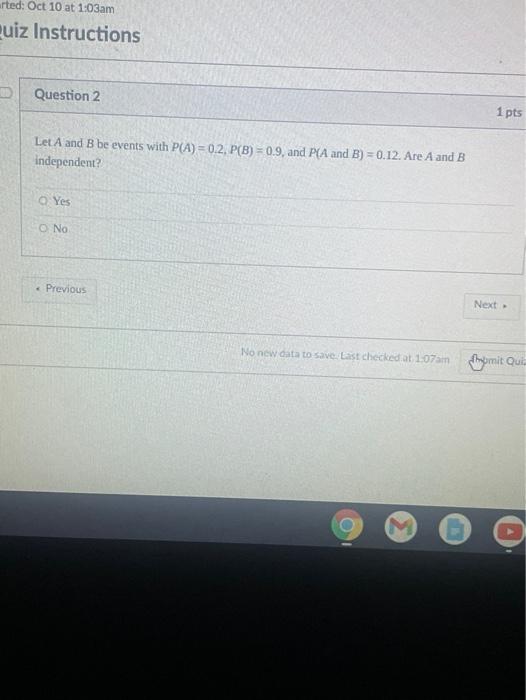 Solved arted: Oct 10 at 1:03am puiz Instructions Question 2 | Chegg.com