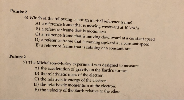 Solved Points: 2 6) Which of the following is not an | Chegg.com