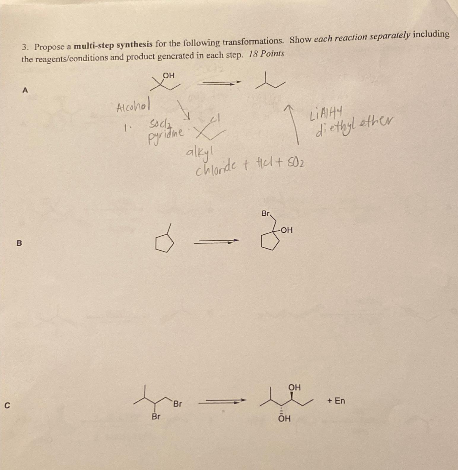 Solved Propose A Multi-step Synthesis For The Following | Chegg.com