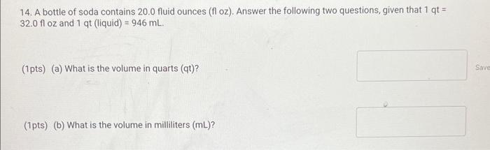 14 fluid clearance ounces in ml