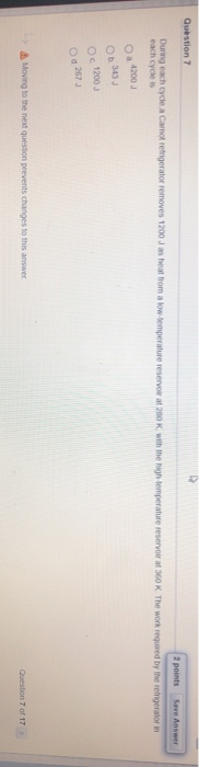 Solved Question 7 2 points Save Answer During each cycle a | Chegg.com