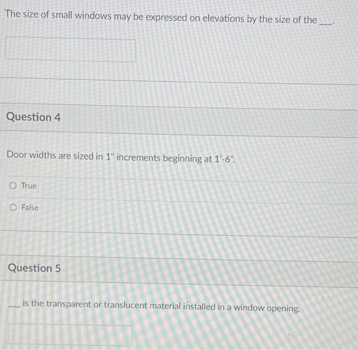 Solved The size of small windows may be expressed on | Chegg.com