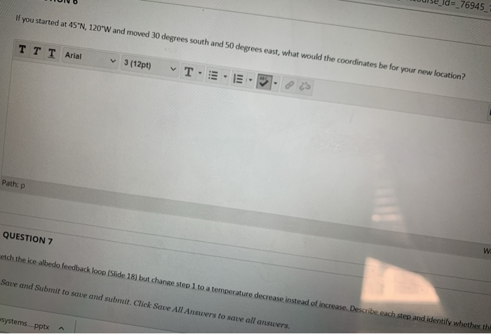 Solved D If You Started At 45 N 1 W And Moved 30 Chegg Com