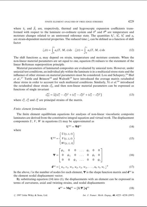 From Eq 1 In The Article Finite Element Analy Chegg Com