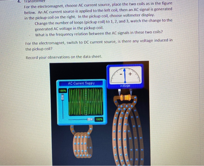 Solved what happens to the induced AC voltage in pickup coil