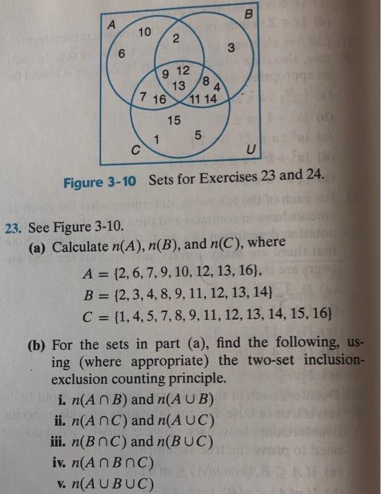 Solved B A 10 2 3 6 9 12 4 7 16 13 8 11 14 15 5 1 с U Figure | Chegg.com