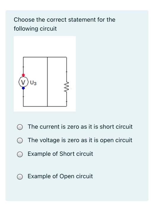 Solved Choose the correct statement for the following