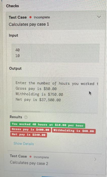 Solved this is a debugging exercise, why am I not getting | Chegg.com