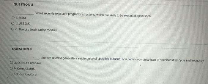 Solved QUESTION 8 Stores recently executed program | Chegg.com