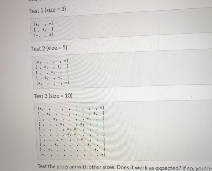 Solved We are going to create a method that fills a | Chegg.com