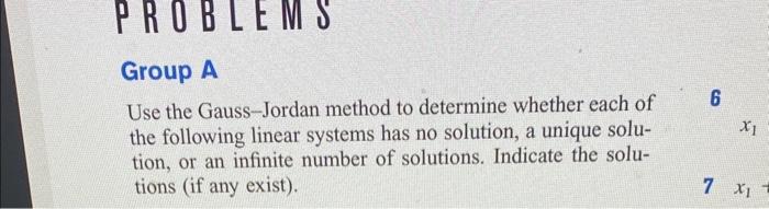 Solved Use The Gauss-Jordan Method To Determine Whether Each | Chegg.com