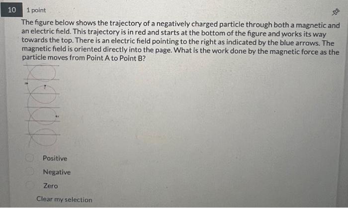 Solved 1 point In the figure below, the point charge and the | Chegg.com