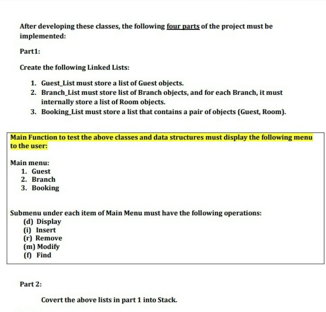 Solved C++ project ( Data structure ) please need to | Chegg.com