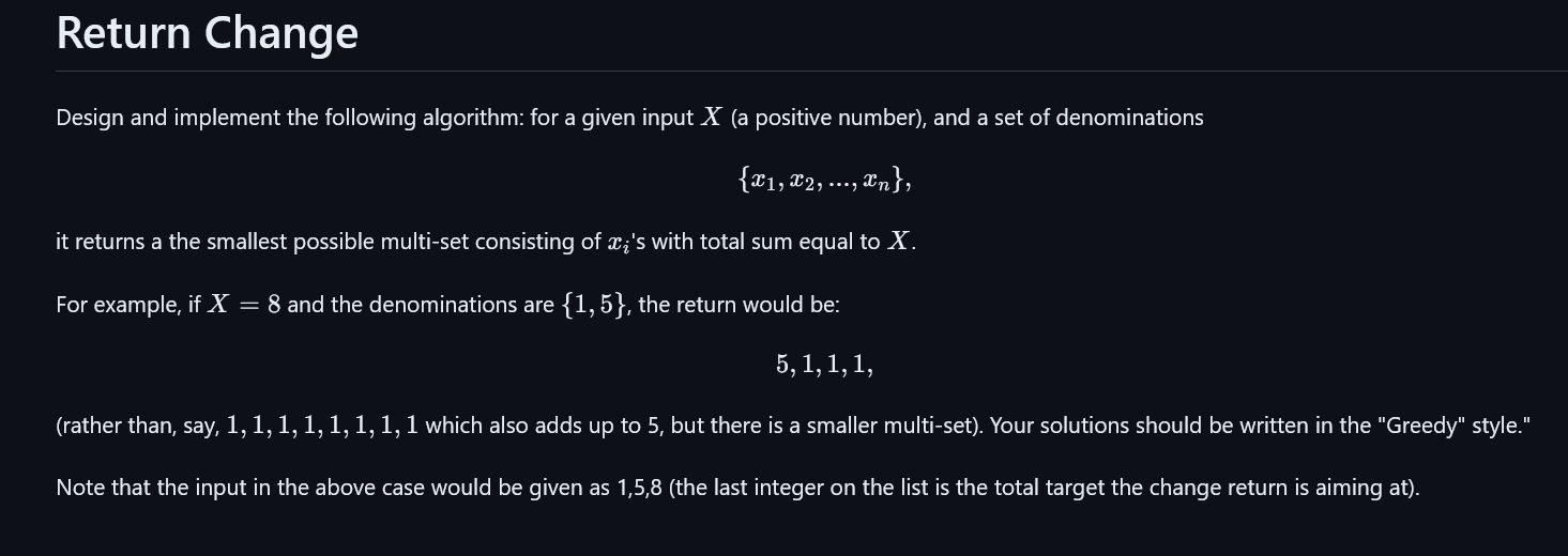 **IN PYTHON**Return ChangeDesign and implement the | Chegg.com