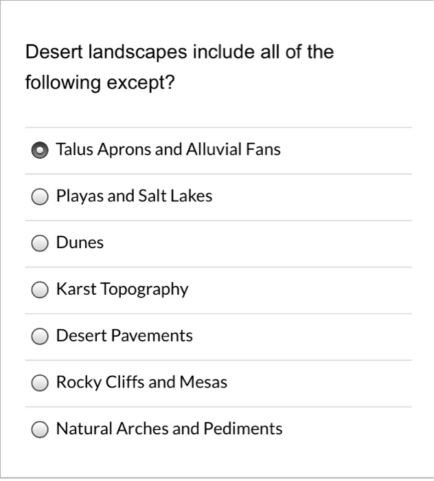 Solved Polar deserts form from? Loss of moisture in a | Chegg.com
