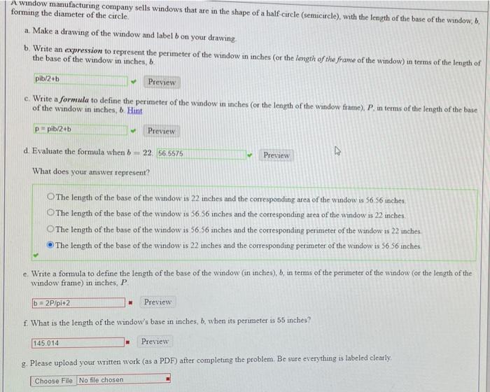 Solved A Window manufacturing company sells windows that are