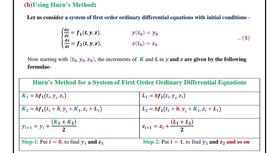 2. Solve the given system of first order ordinary | Chegg.com