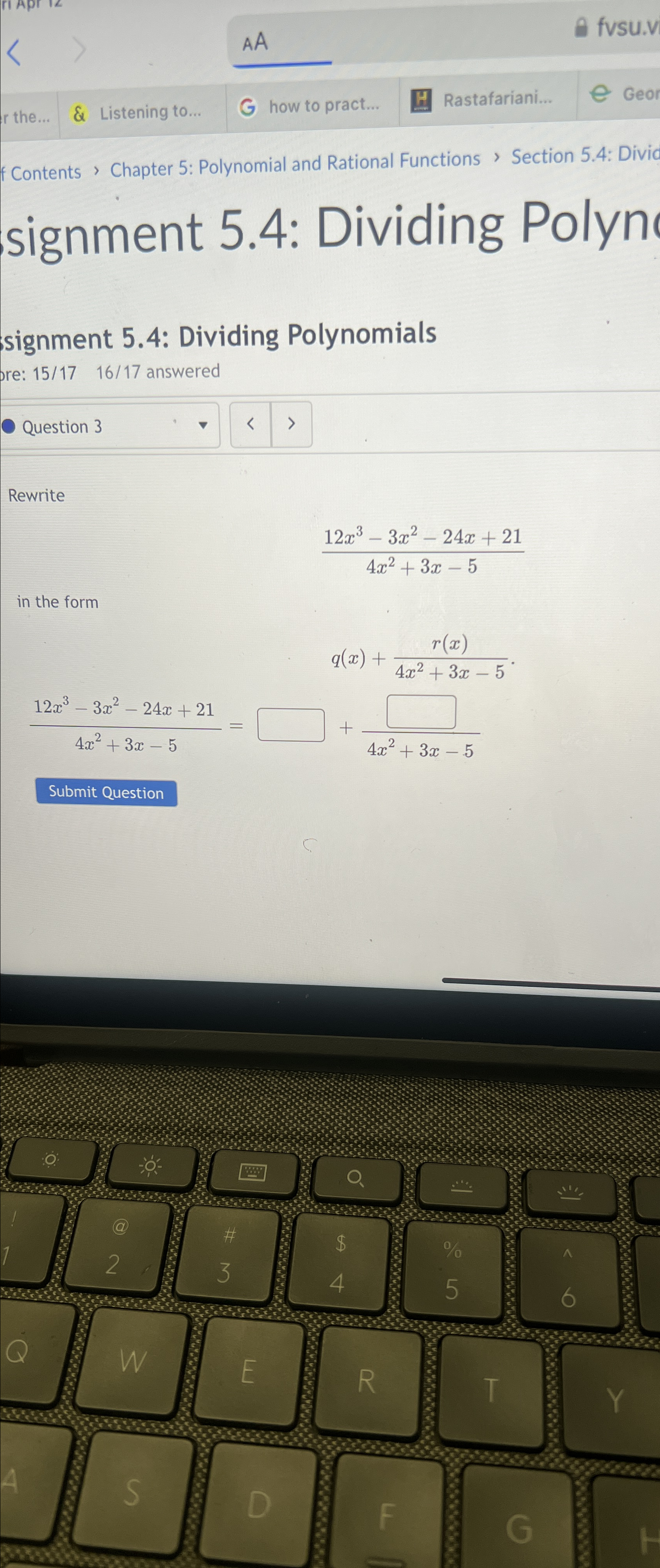Solved f Contents > ﻿Chapter 5: Polynomial and Rational | Chegg.com