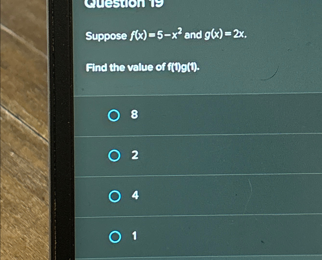 solved-suppose-f-x-5-x2-and-g-x-2x-find-the-value-of-chegg