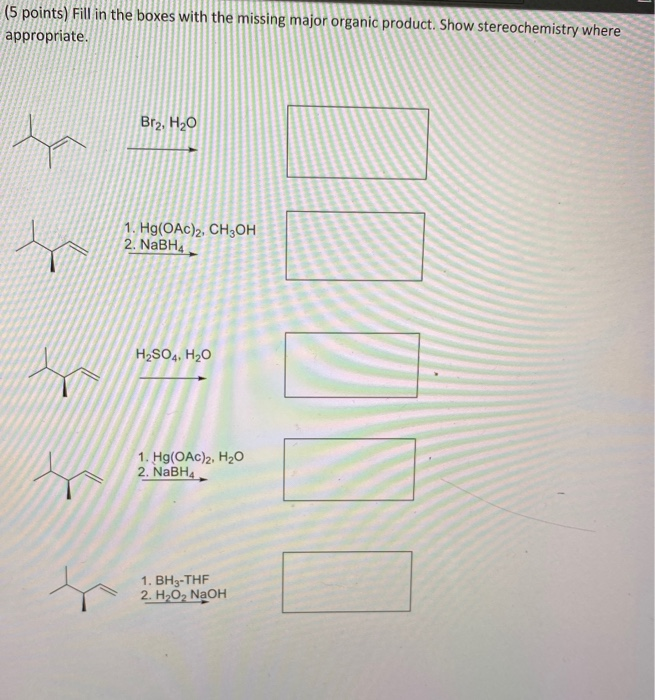 Solved (5 points) Fill in the boxes with the missing major | Chegg.com