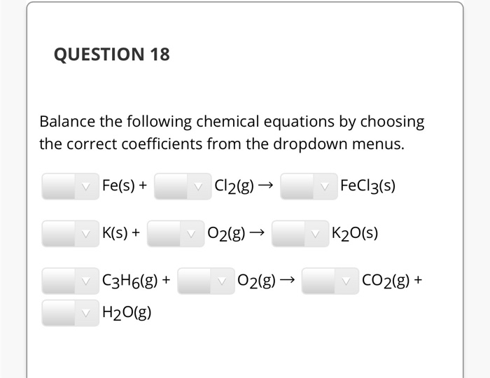 coefficient balanced chemical equation calculator
