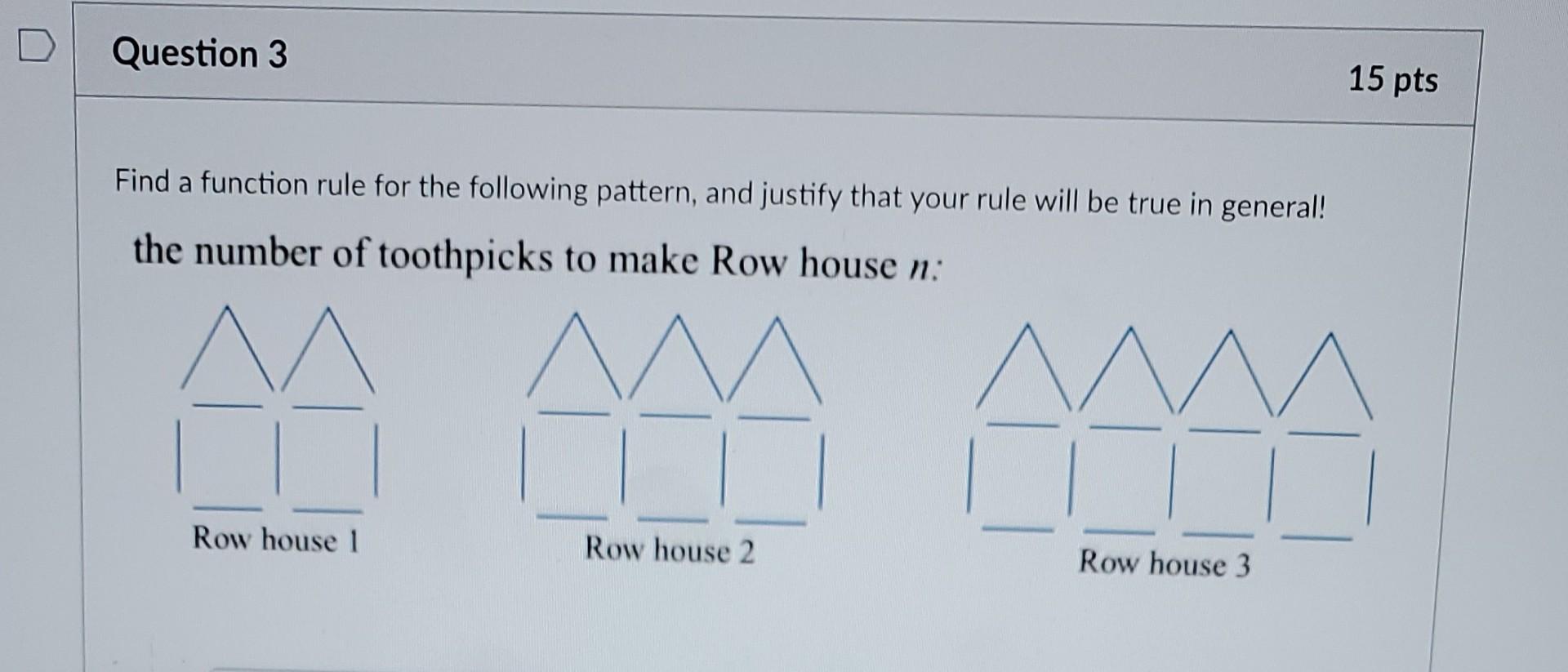 Solved Find a function rule for the following pattern, and | Chegg.com