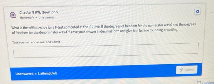 Solved Chapter 9 HW, Question 5 Homework. Unanswered What is | Chegg.com