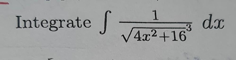 integrate sqrt 4x 2 1