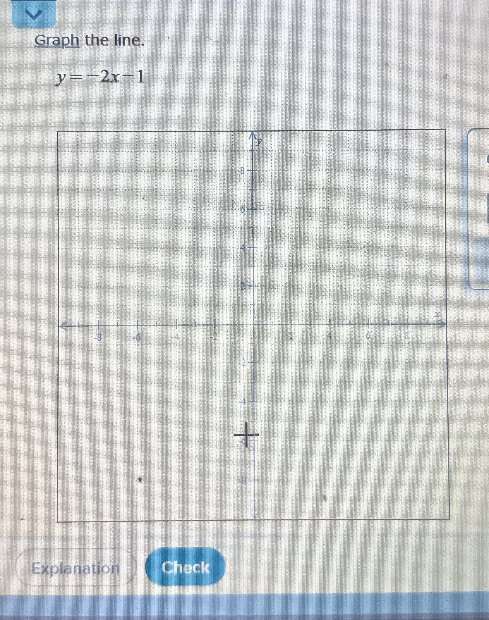 solved-graph-the-line-y-2x-1explanationcheck-chegg