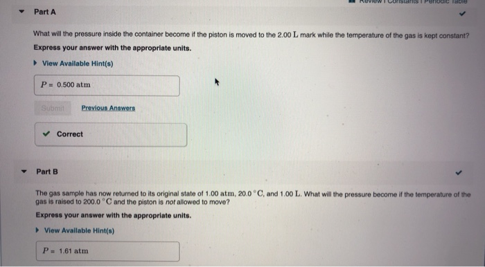 Solved 1 Review P1.61 atm This figure (Figure 1) shows a | Chegg.com