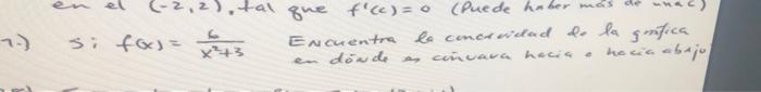 \( s: f(x)=\frac{6}{x^{2}+3} \) Encuentra la concrwidad de la gmfica endönde as cinvava hacia e hecia ablio