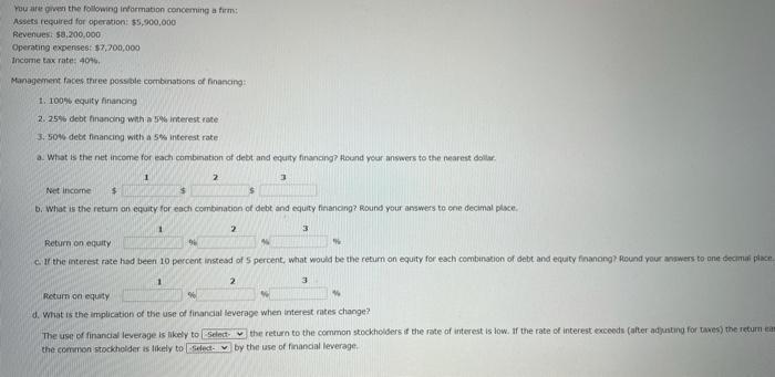Solved You are given the following information concerning a | Chegg.com