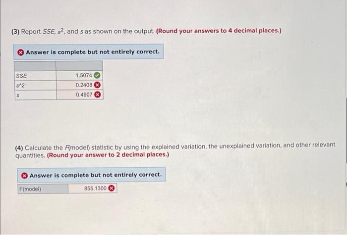Solved We give JMP output of regression analysis. Above | Chegg.com