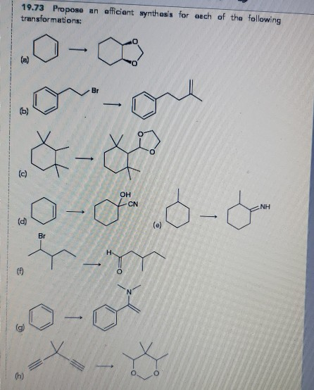 Solved 19.63 Draw a plausible mechanism for each of the | Chegg.com