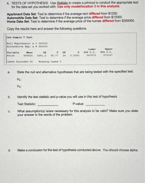 how to create a hypothesis test in statcrunch