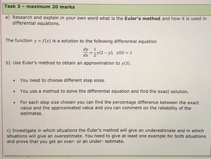 Solved check answer a and solve b and c and while solving | Chegg.com
