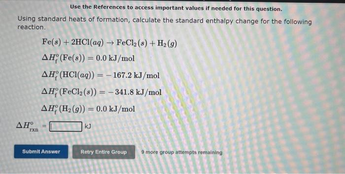 Solved Using Standard Heats Of Formation, Calculate The | Chegg.com