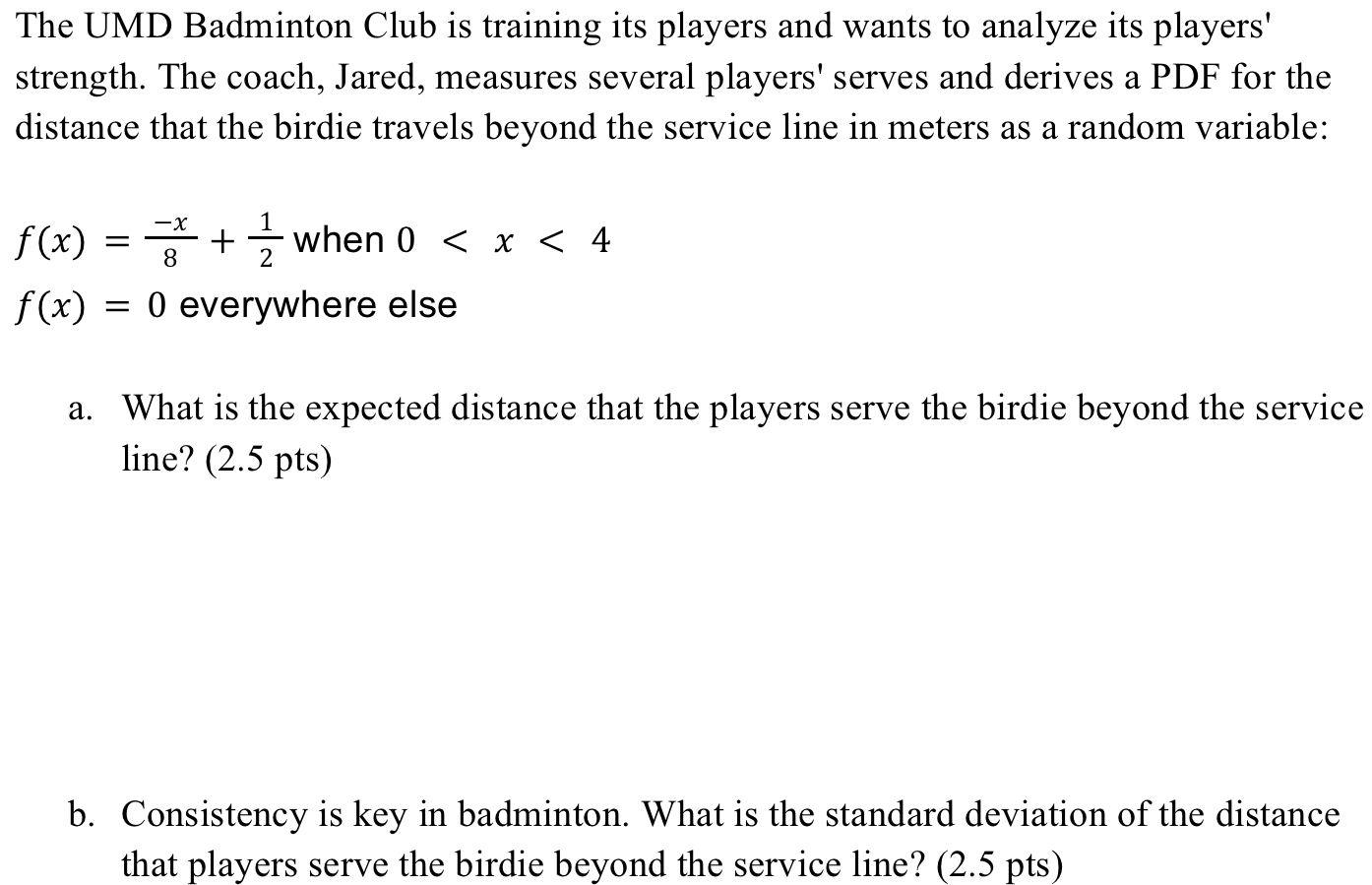 The UMD Badminton Club is training its players and