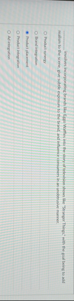 [Solved]: involves incorporating brands like Eggo Waffles i