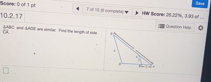 Solved Question Help Explain why the triangles are similar. | Chegg.com