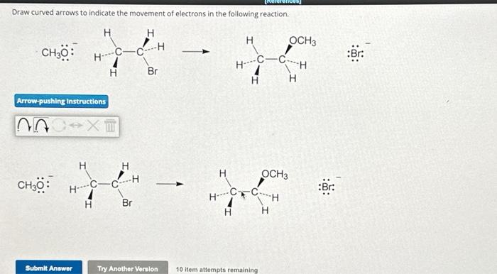 Solved Draw curved arrows to indicate the movement of | Chegg.com