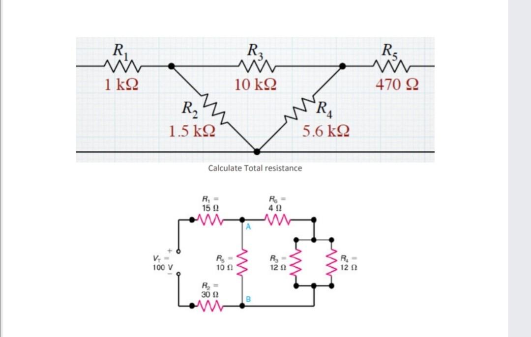 L. Calculate equivalent R using parallel circuit | Chegg.com